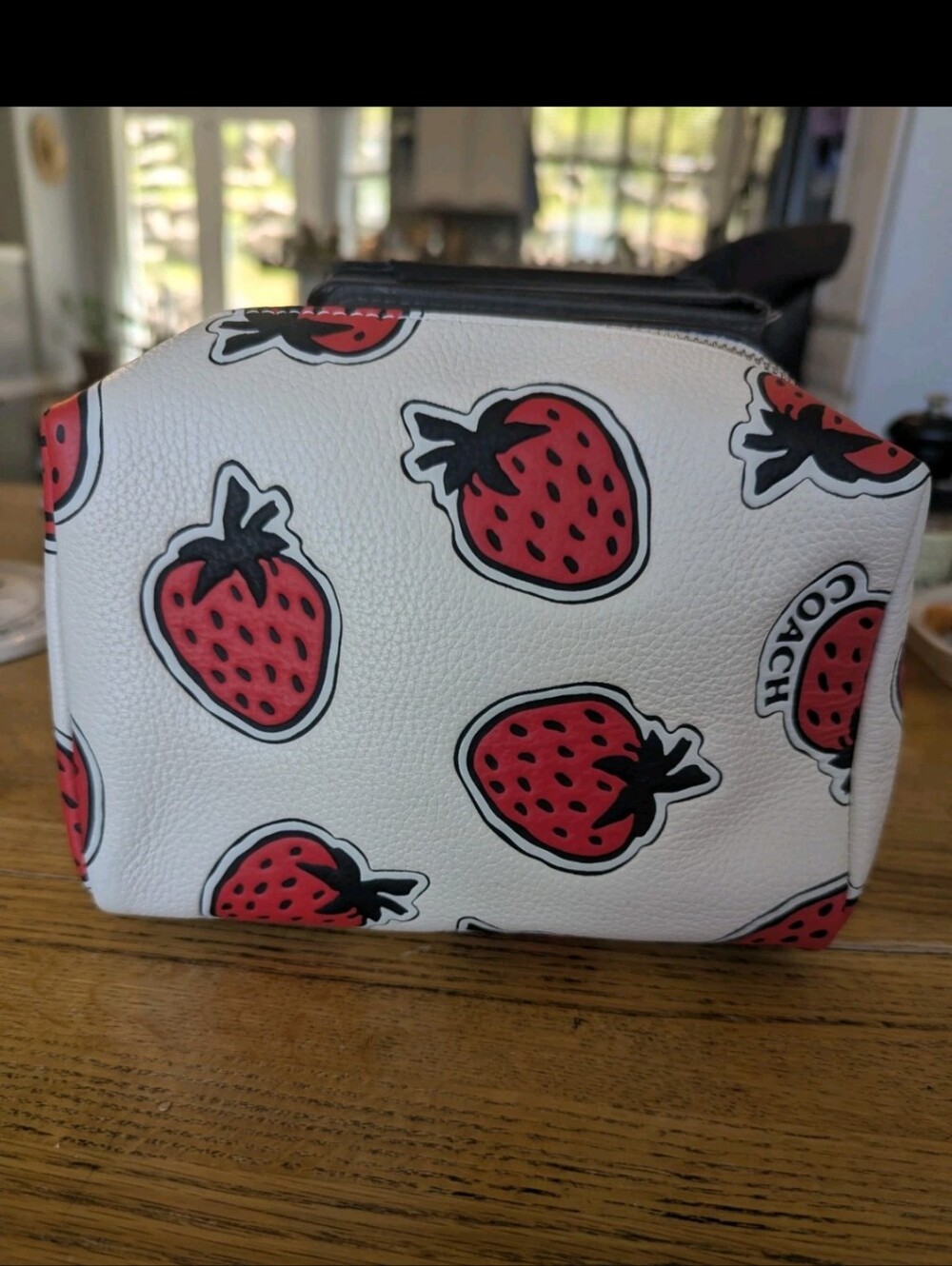 Coach Strawberry Pouch - Picture 3 of 5